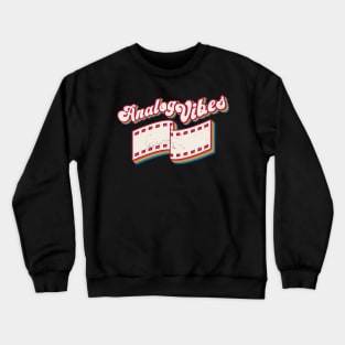 Retro Photographer Vintage Analog Vibes Crewneck Sweatshirt